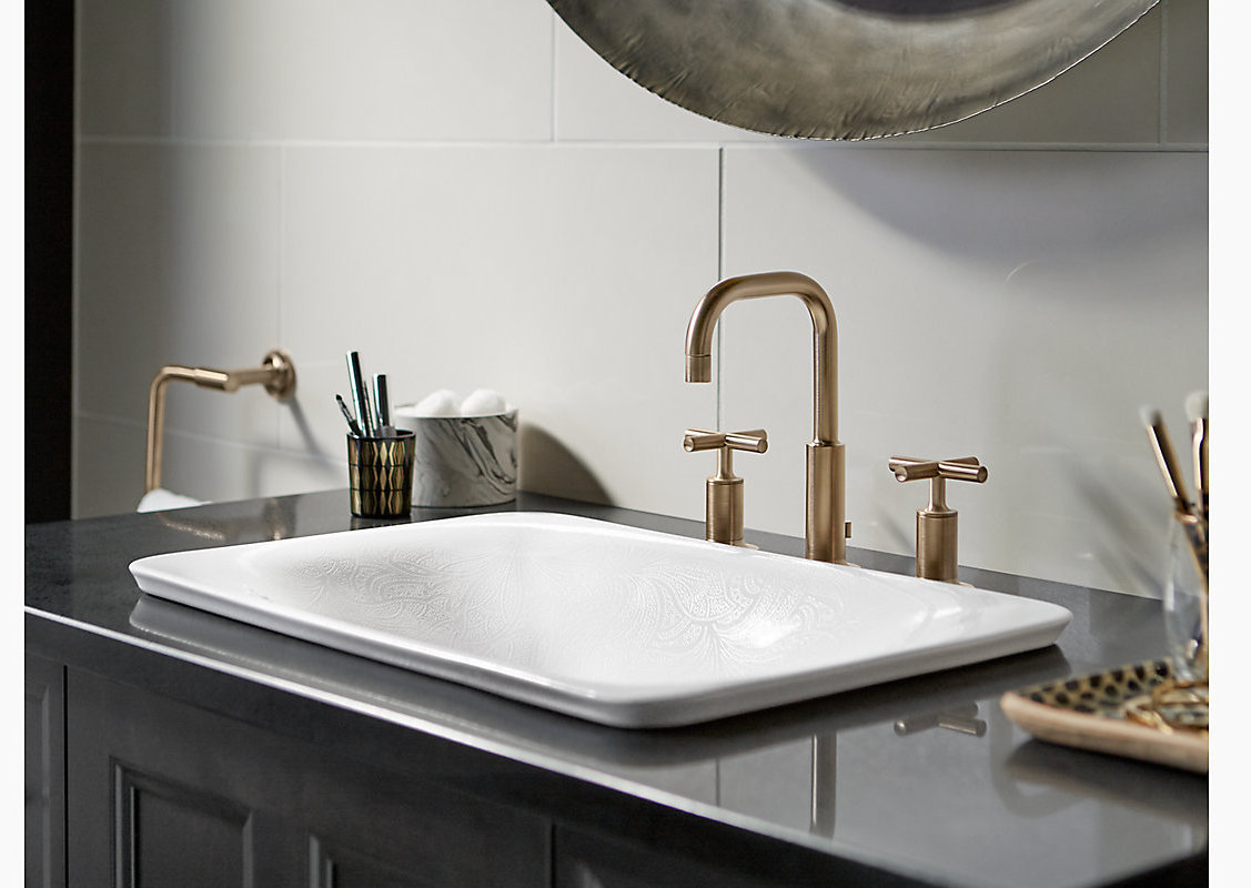 K75749FP10 Kohler Sartorial Vitreous China Rectangular Vessel